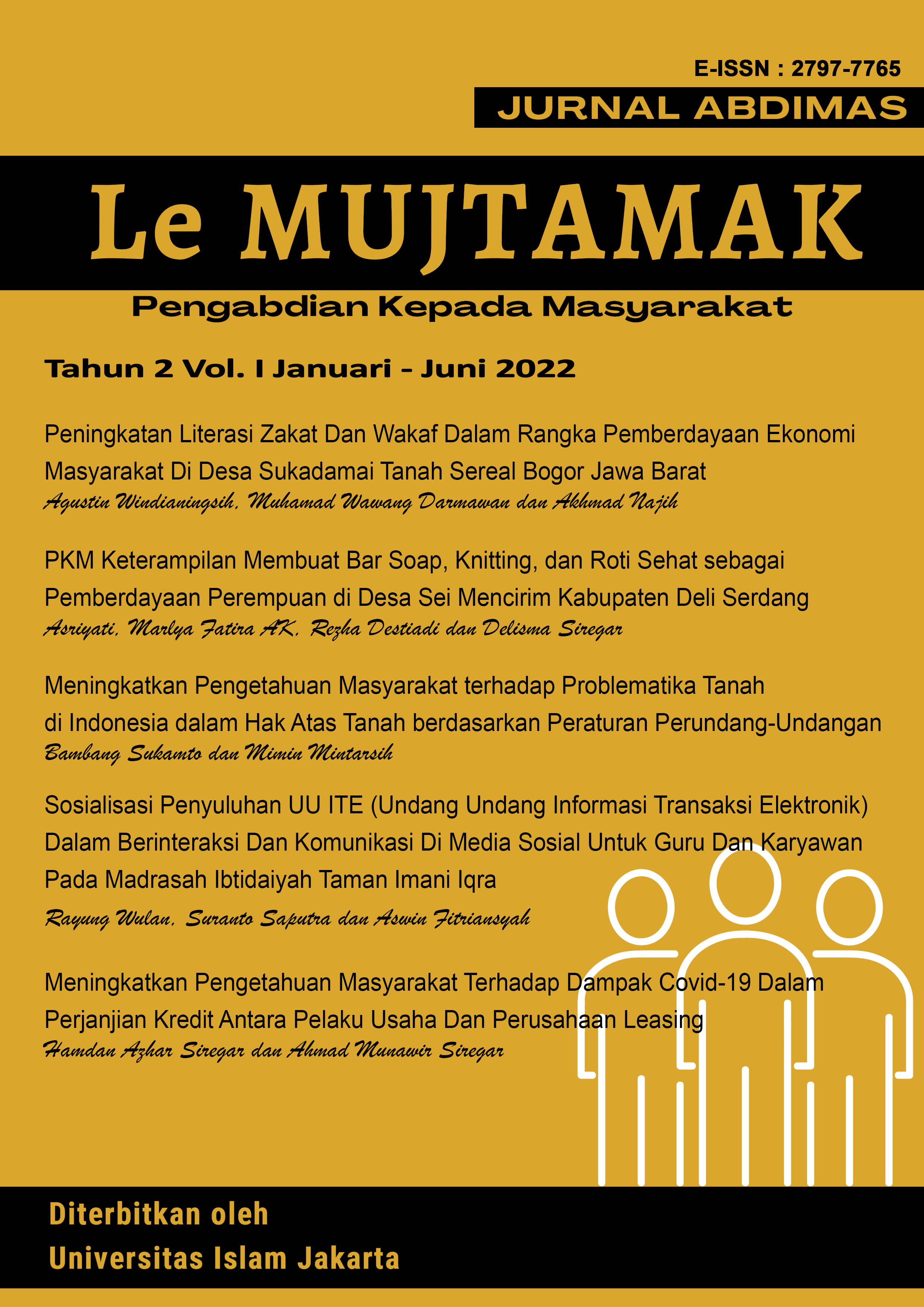 					View Vol. 2 No. 1 (2022): Le MUJTAMAK 2022: Januari - Juni
				